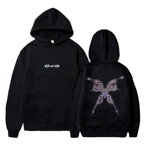 KP 143 Butterfly Logo Hoodies The Lifetimes Tour Merch Pullovers Cosplay Women Men Fashion Sweatshirts