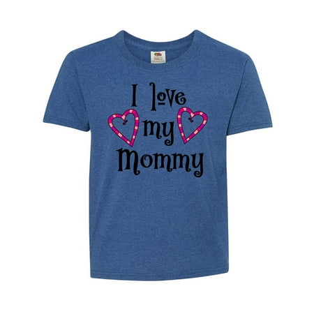 

Inktastic I Love my Mommy- hearts Youth T-Shirt