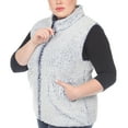 thumbnail image 5 of White Mark Women's Sherpa Outerwear Vest, 5 of 6