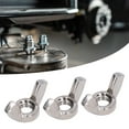 thumbnail image 3 of 50Pcs Wing Nuts Kit, A2-70 Stainless Steel, DIN 315 Standard Thread, Wide Applications, Hardware Parts, 3 of 7