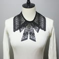 thumbnail image 6 of Yokua Embroidery Lace Bowknot Detachable Fake Collar for Wedding Engagement Apparel, 6 of 20