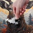 thumbnail image 4 of FREEAMG Artistic Deer Portrait Puzzle 1000 Pieces - Wooden Jigsaw Puzzles for Family Games - Suitable for Teenagers and Adults, 4 of 7