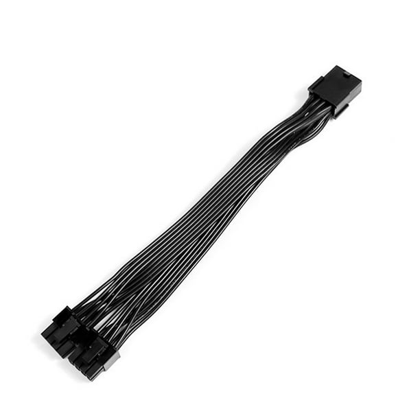 GPU Fuente de alimentación Splitter Cable Placa base Tarjeta gráfica femenina a masculina Adaptador de velocidad rápida Extender 2Pin 6pin extension cable Advancent EL006018-00
