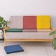 thumbnail image 1 of Cojín de esponja de terciopelo - Cojín de asiento de madera maciza de 40x40x3 pulgadas con base antideslizante • Espuma 50D de alta resistencia • Funda extraíble y lavable, 1 of 2