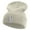 Birch, variant on Number 3 Embroidered 12 Inch Long Knitted Beanie - White OSFM