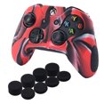 thumbnail image 1 of Funda Profesional Para Control de Xbox One / S / X con 8 Grips MandaLibre  Rojo Camuflaje, 1 of 3