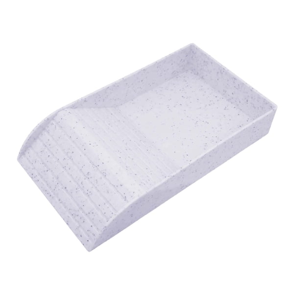 Plato de agua para es Lizards Habitat con rampa, plato de agua para tortugas, comedero para tortugas blanco y L