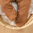 thumbnail image 7 of UngA Newborn Baby Boy Clothes Hi I'm New Here Coming Home Outfits Gender Neutral One Piece Romper Fall Winter Spring Clothes (Brown,3-6 Months), 7 of 7