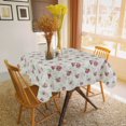 thumbnail image 1 of HAOAN Nappe Imprimée Fleur Bleue Carrée 53 x 53 Pouces Imperméable, 1 of 7