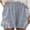 Gray, variant on Kaemgyyd Women's Casual Shorts Loose Ruffle Hem Summer Beach Shorts Comfy Elastic Waist Loungwear Athletic Shorts with Pockets
