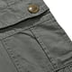 thumbnail image 3 of Pantalones largos lisos informales con bolsillos para exteriores, pantalones clásicos, pantalones de trabajo, pantalones largos de algodón para hombre, 3 of 4