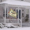 thumbnail image 4 of Welcome Friends Snowman and Cardinals Decorative Happy Winter House Flag 28x40 inch, 4 of 6