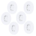 thumbnail image 3 of Parches de PVC duraderos con hebillas de acero inoxidable para inflables, juego de 6 almohadillas para aros de goma para embarcaciones marinas de color blanco, 3 of 8