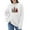 ZB White, variant on Women Christmas Sweater Cane Bowknot Sequined Sweater Autumn And Winter Round Neck Long Sleeve Knitted Cardigan Relaxed Fit Womens Lightweight Sweaters Black S