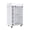 White#2, variant on Kitchen Carts, Verona Kitchen Cart, Three Shelves, Four Casters -White / Dark Walnut, Multicolor Kitchen Islands,Particle Board Metal Kitchen Carts