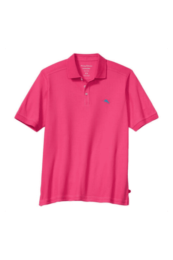 Men's Short Sleeve Polo, Pink, S