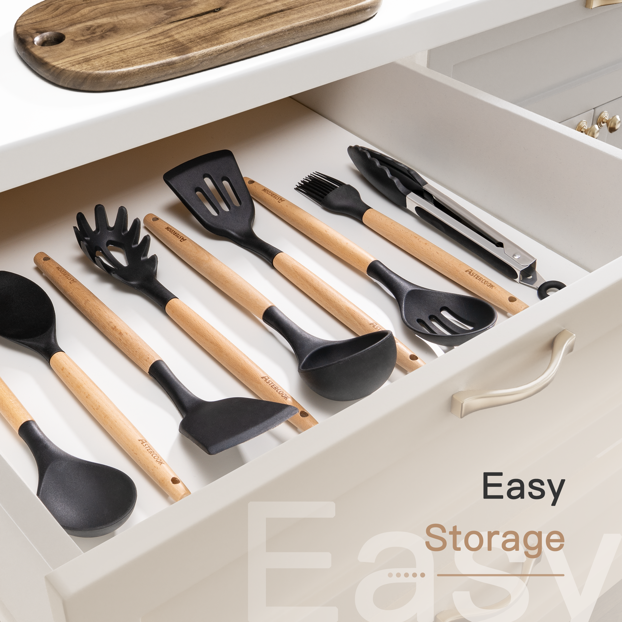 Astercook 38-Piece Silicone Kitchen Utensil Set photo 8