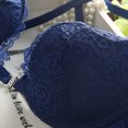 thumbnail image 2 of URMAGIC Girl's 3/4 Cup Front Buckle Gathered Underwired Bra+Panty,Lace Underwear Suit, 2 of 7