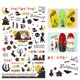 thumbnail image 4 of 10 Uds. De pegatinas para decoración de uñas, Navidad, Halloween, decoración de uñas DIY, pegatina para manicura 3D, 10 Uds., 4 of 8