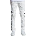 thumbnail image 1 of Embellish Bolt Standard Denim Jeans in White, 1 of 1