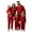 Red-Kids, variant on KHONTS Family Christmas Santa Costume Onesie One Piece Cosplay Festive Suit