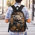 thumbnail image 2 of Easygd Cute Fallen Leaf Koala Versatile and Stylish Backpack: Comfort, Storage, and Durability for College,Work, Travel, and Everyday Use, 2 of 8