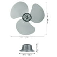 thumbnail image 2 of OULII Fan Blade for Table Fan Replacement Part Performance 1Pcs, 2 of 8