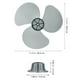 thumbnail image 3 of Pieza de repuesto de aspa de ventilador de plástico Ventilador de pedestal de 3 hojas Aspa de ventilador de mesa Piezas de ventilador, 3 of 7