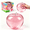 Pink, variant on Apple Squishy,Pink Apples Squishy Shaped Stress Balls,Slow Rebound Clear Fruit Squeeze Fidget Anxiety Relief Soft Stress Ball Pinch Sensory