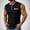 Tank Top Black, variant on Mens Crew Neck Sleeveless Button Down Pullover Tank Top with Pocket Summer Casual Slim Fit for Dad Gifts