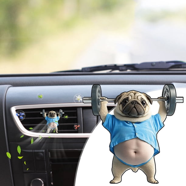 Adorno colgante de aromaterapia acrílico para perro o mascota, adorno plano de acrílico para coche, ambientador para coche con temática de mascotas, aromaterapia decorativa para coche,
