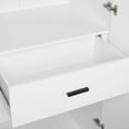 thumbnail image 5 of Manhattan Comfort Lee Wardrobe Closet 2.0 from Engineered Wood in White, 5 of 5