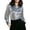 Gray(Womens Tops), variant on Long Sleeve Blouses for Women Elegant Satin Classic Notch Collar Button Down Shirt Notch Collar for Business
