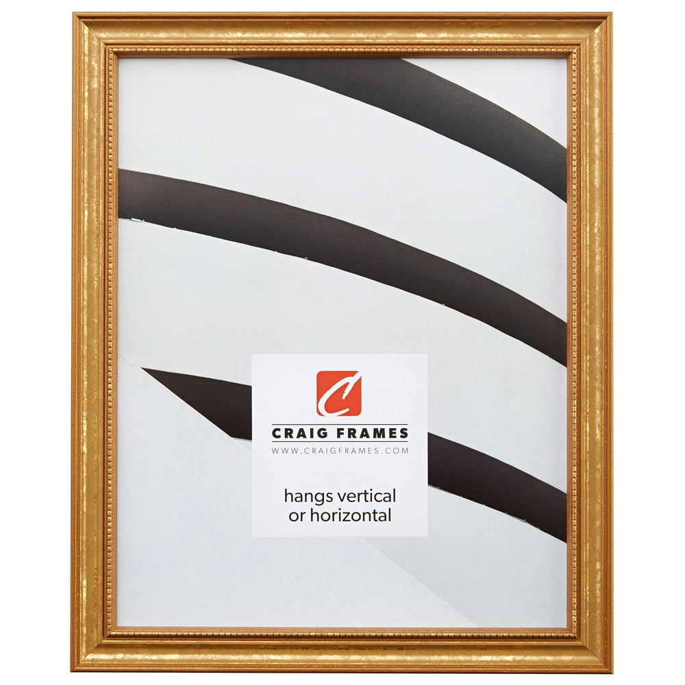 Craig Frames Stratton, 12x18 inch Picture Frame, Aged Gold - Walmart