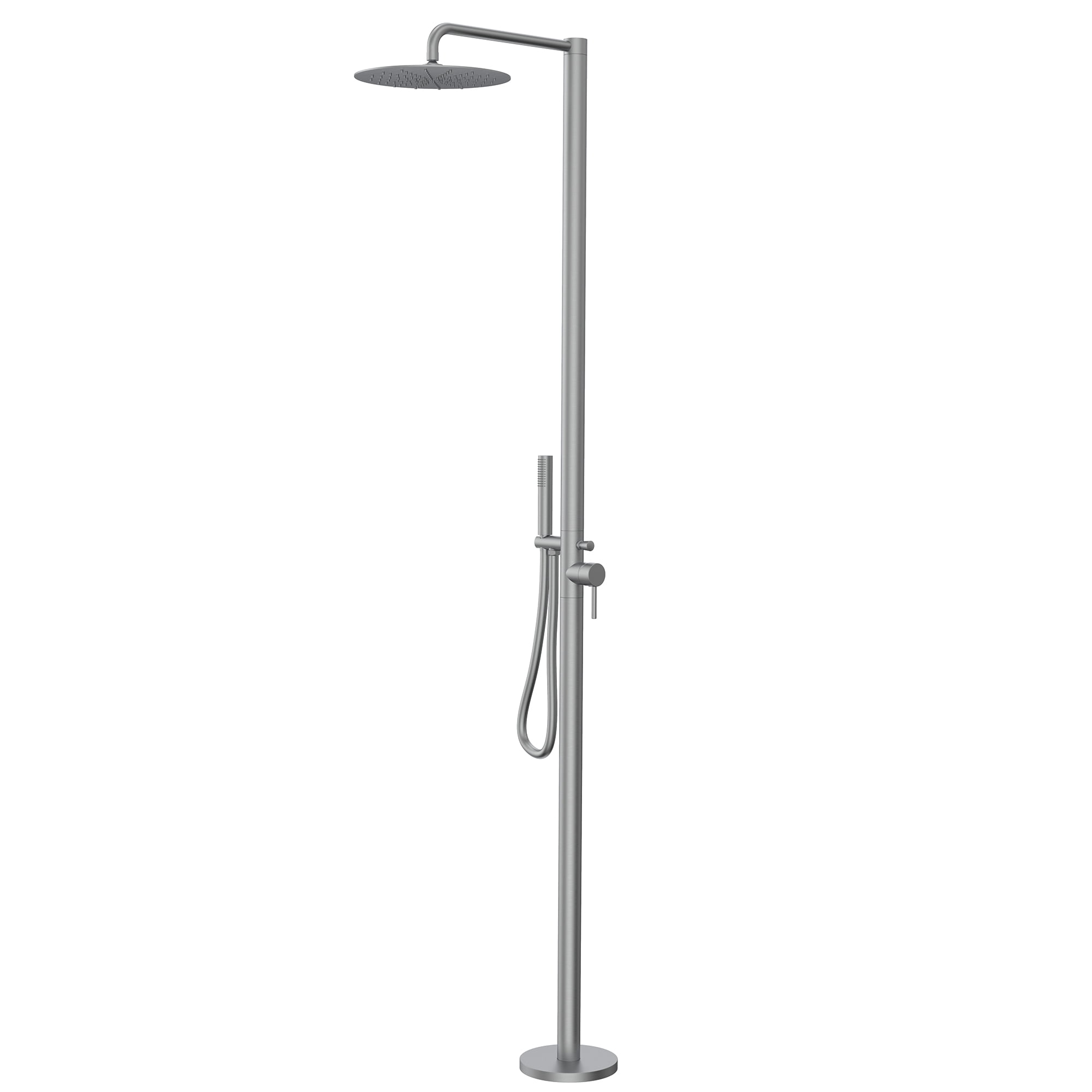 Freestanding Outdoor Shower with Detachable Shower Head, Deck Mounted