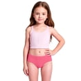 thumbnail image 4 of XinghaiYIDE Girls UPF 50+ Two-Piece Rash Guard Swimsuit,Kids Swim Shorts,Sun Protection Sport Bathing Suit for Toddlers & Kids,Sizes 90-140 A-Pink3, 4 of 9