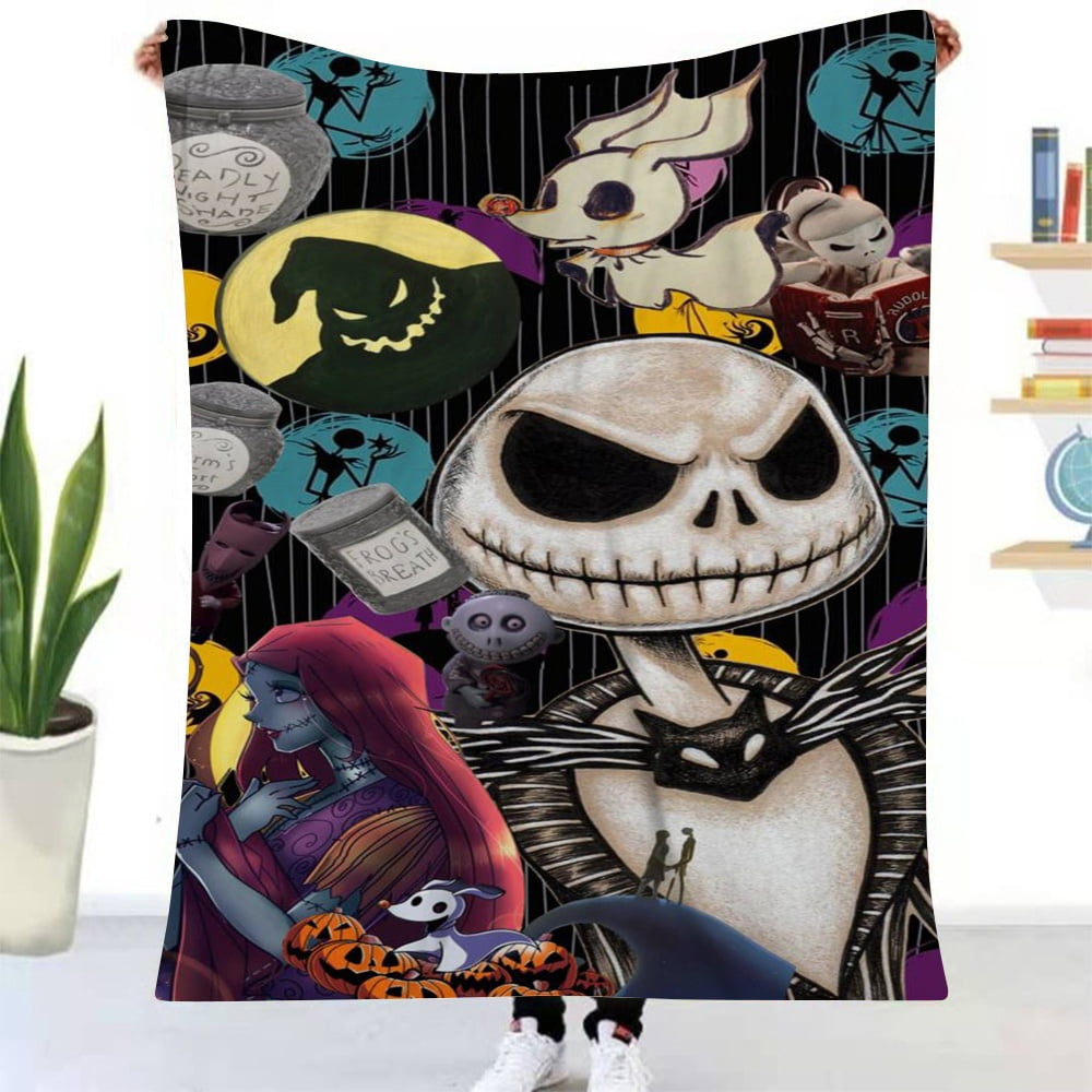 The Nightmare Before Christmas blanket,soft and warm flange holiday