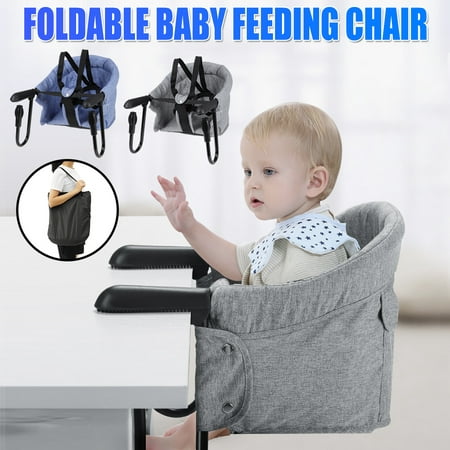 Hook On High Chair, Portable Baby Clip on Table High Chair, Space Saver High Chair