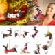 thumbnail image 3 of Adorno de árbol de Navidad para el hogar, colgantes de perro Dachshunds, artesanía 2D para fiesta navideña, 2023, 3 of 4