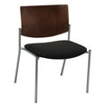 thumbnail image 2 of KFI Studios Evolve Big & Tall Dining Chair, Chocolate Wood Back, Black Vinyl Seat, 2 of 4