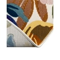 thumbnail image 3 of Unique Loom Blossom Collection Area Rug - Laura (4' x 6' Oval Ivory/Black), 3 of 7