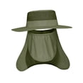 thumbnail image 3 of Wide Brim Bucket Hat Polyester Fisherman Visor for Vocation Outdoors Fishing Style, 3 of 8