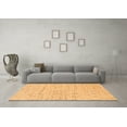 thumbnail image 3 of Ahgly Company Indoor Round Solid Orange Modern Area Rugs, 6' Round, 3 of 4