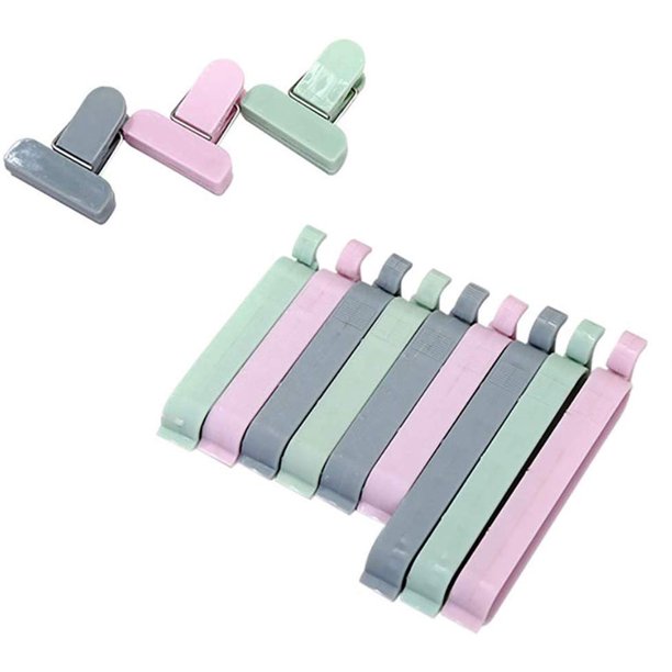 12 Pcs Sealing Chips Food Bag Storage Clips Colorful for Snack and Tea