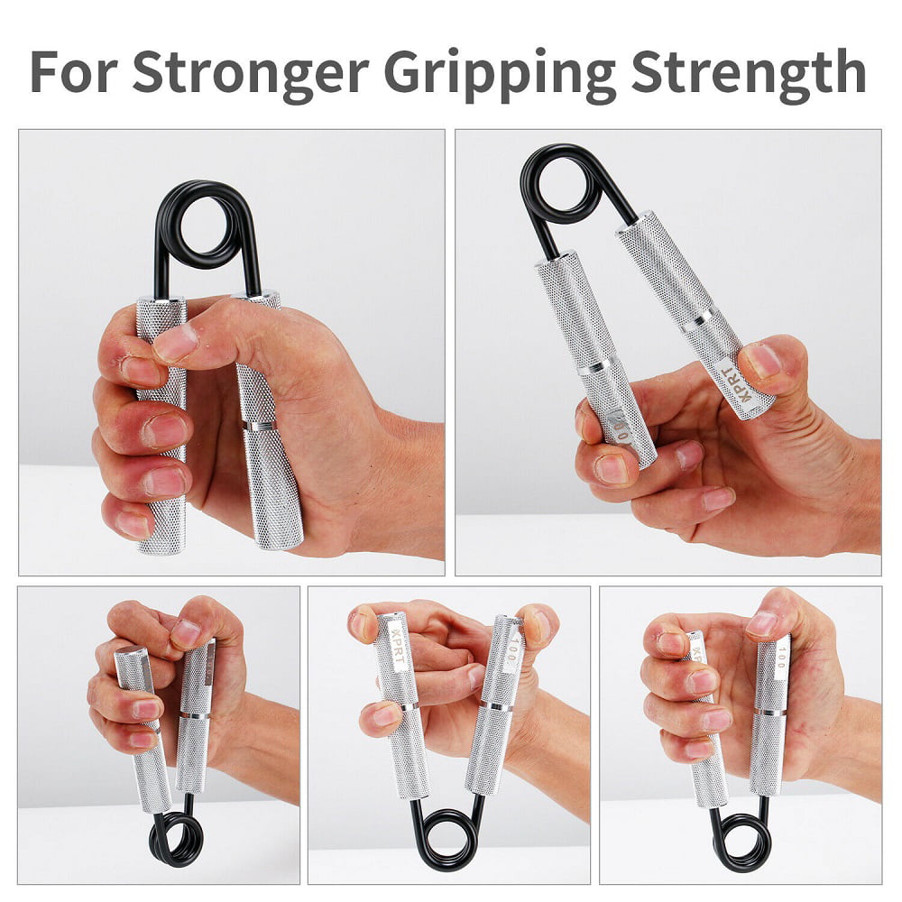 Power Hand Gripper Metal Grip Strengthener Wrist and Forearm Exerciser 