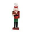 thumbnail image 1 of Figura de Cascanueces de 14 pulgadas, juguete decorativo navideño, figura de Cascanueces para chimenea, decoración de escritorio navideña coleccionabl Estilo D, 1 of 8