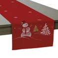 thumbnail image 2 of Design Imports CAMZ34216 Embroidered Snowman Table Runner, 2 of 6