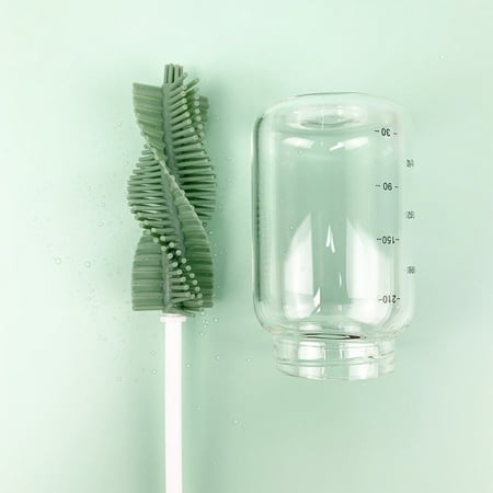 

2PC Cleaning Bottle Brush Cup Scrubbing Silicone Kitchen Cleaner For Washing Cleaning Cleaning Supplies Cleaner Cleaners