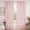 Blush Pink, variant on MKHILL 42x84 Ivory Crushed Sheer Curtains 2 Panels Set, 84 Inch Long Light Filtering Voile Drapes for Living Room Bedroom, Rod Pocket Semi Sheer Window Panels, Each 42"Wx84"L