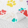 thumbnail image 5 of Erosebridal Cute Cat Dog Quilt King for Boys Girls, Cartoon Animal King Coverlet Set, 3pcs, 5 of 7